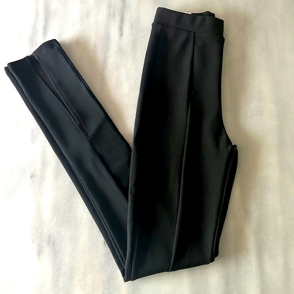ZARA Women's Black Hi-Rise Straight Legging - Size Small - NWT - Picture 3 of 6